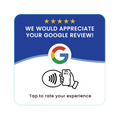 Google Review NFC Plate – Tap & Scan Review Sign