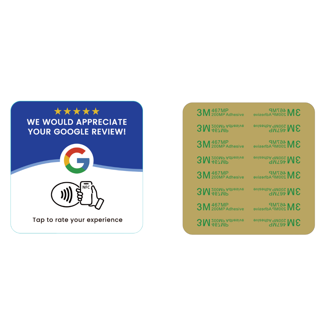 Google Review NFC Plate – Tap & Scan Review Sign